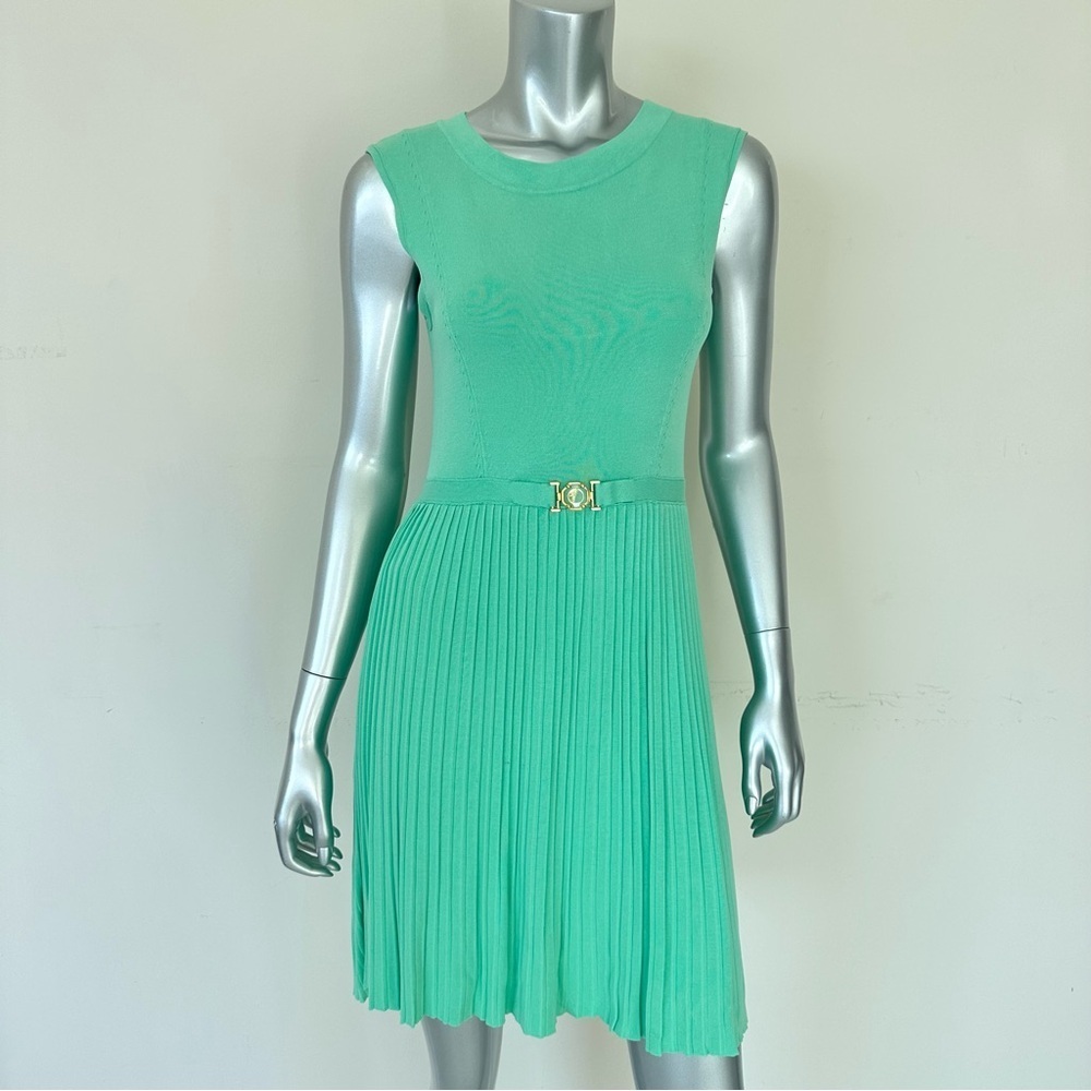 Versace Collection dress mint color size 46IT or 10 US Retail 1500$